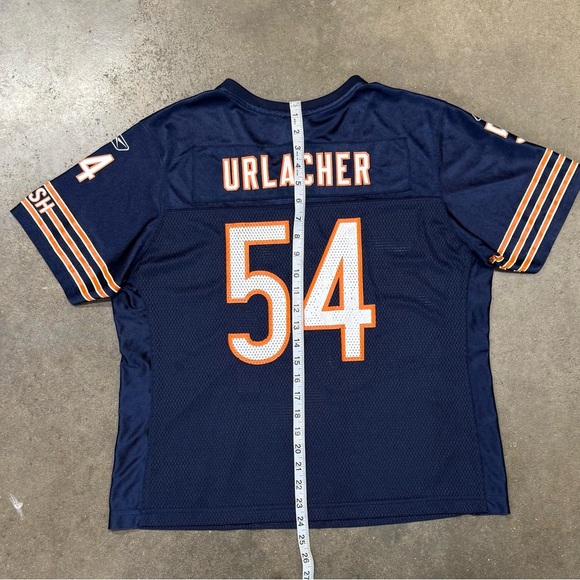 Vintage Reebok NFL Chicago Bears Jersey #54 Brian Urlacher Navy Men’s XL - Picture 9 of 9